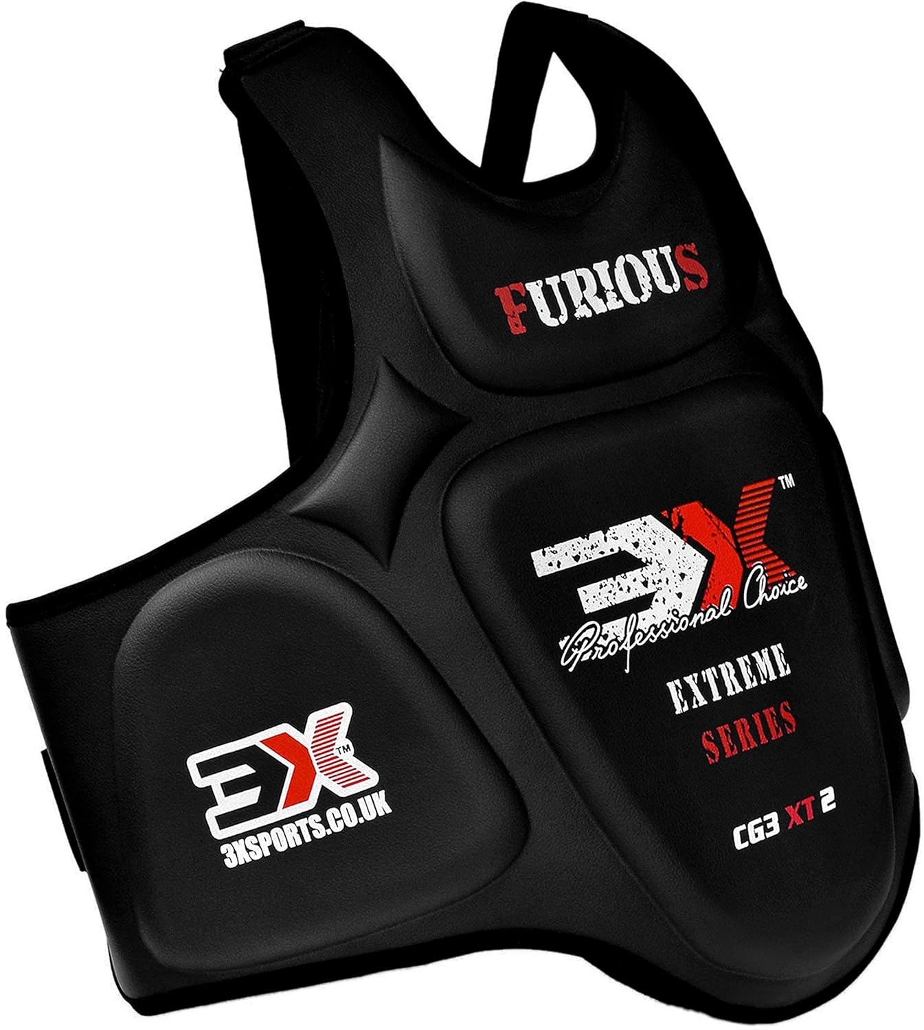 3X Professional Choice Borstbeschermer Vechtsport XT2 Zwart - 29% Korting
