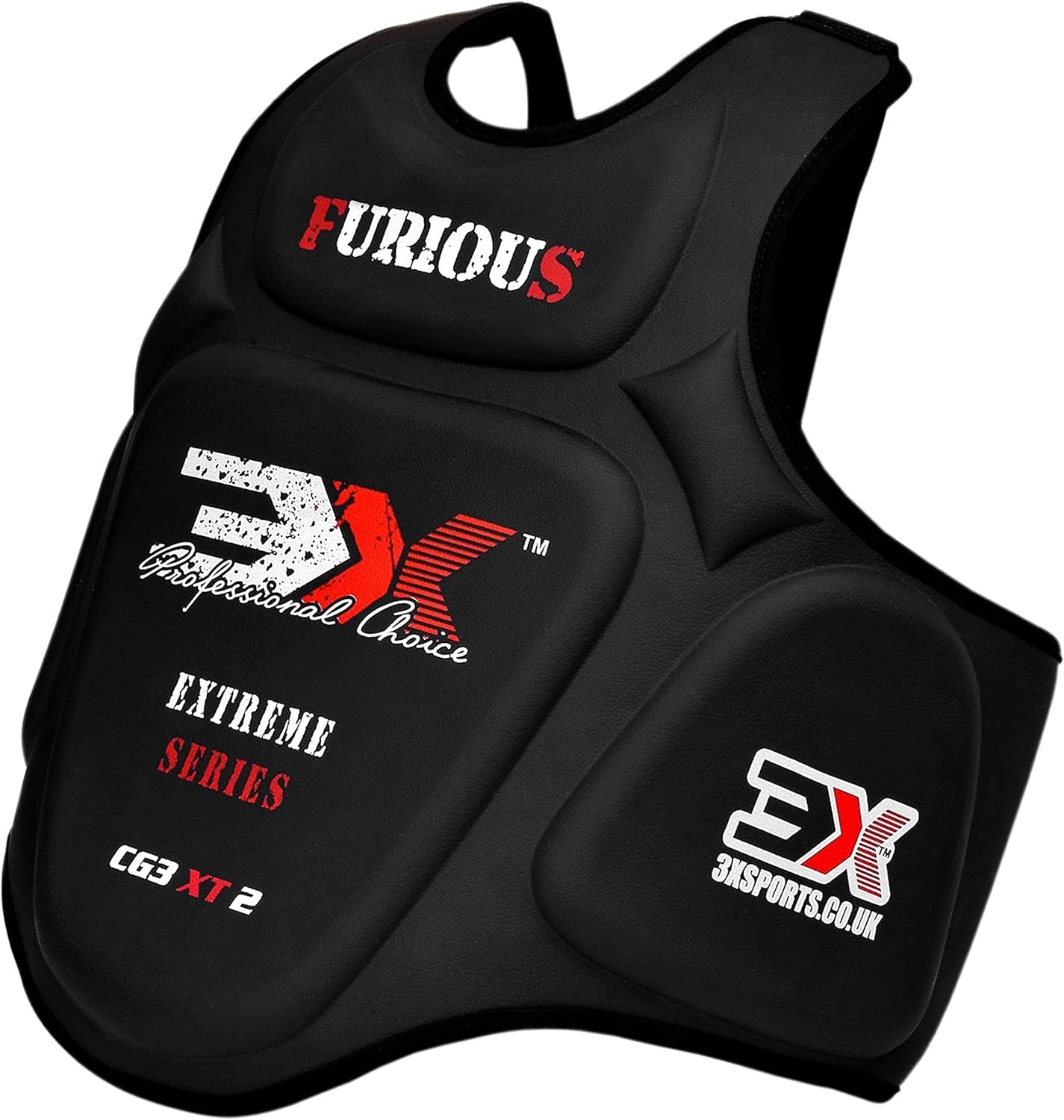 3X Professional Choice Borstbeschermer Vechtsport XT2 Zwart - 29% Korting