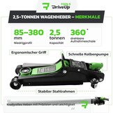 Hydraulische Krik 2.5T - 29% Korting
