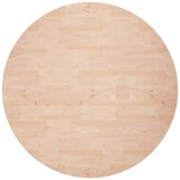 Massief Eiken Tafelblad Rond 80cm Ø - Onbehandeld met 35% Korting