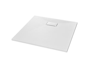 vidaXL Douchebak SMC Wit 90x90 cm - 35% Korting