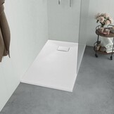 vidaXL Douchebak SMC Wit 90x90 cm - 35% Korting
