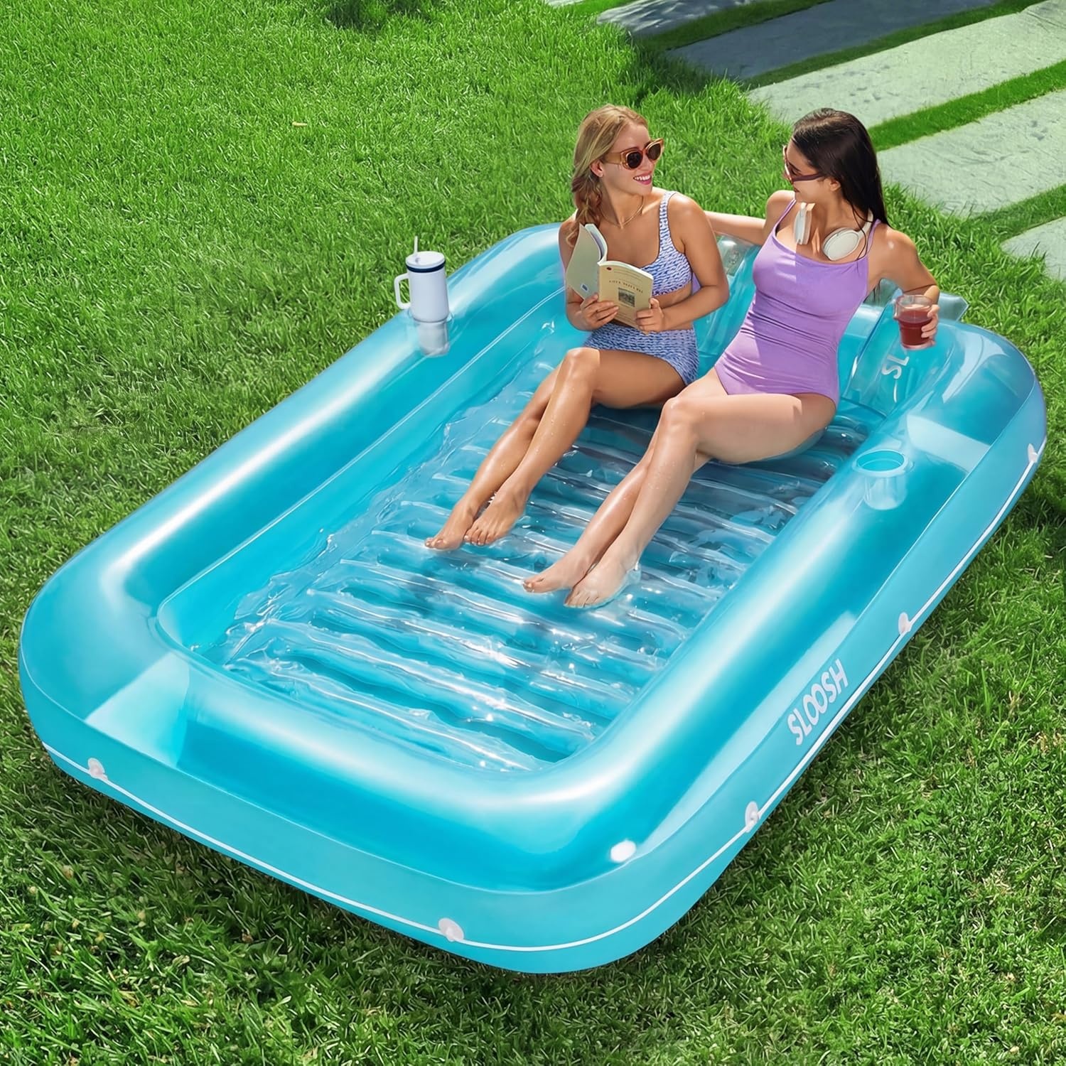 Opblaasbaar Bruiningsbad XL - Blauw - 34% Korting
