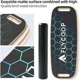 Balance Board met Rol - Balans & Coördinatie Trainer - Zwart (34% korting)