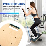 Balance Board met Rol - Balans & Coördinatie Trainer - Zwart (34% korting)