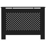 Zwarte Radiatorombouw van MDF (34% korting)