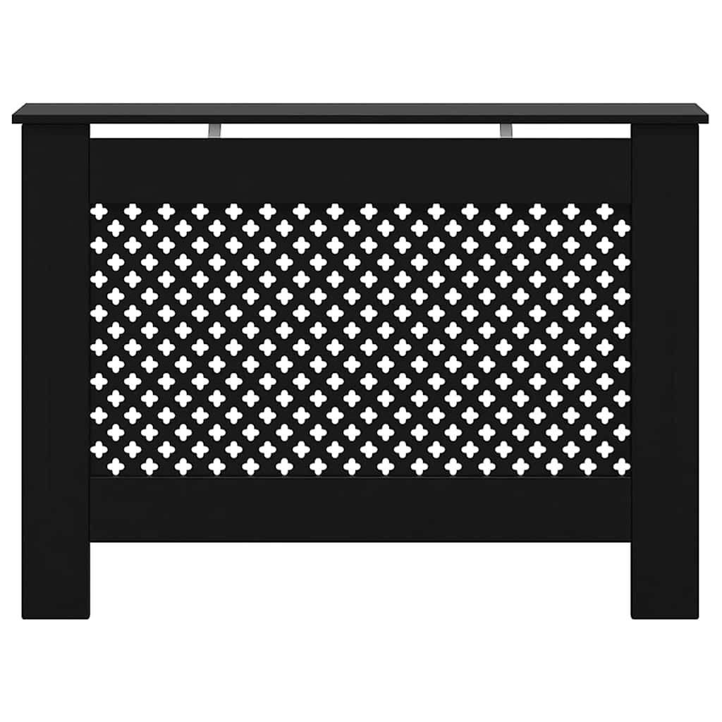 Zwarte Radiatorombouw van MDF (34% korting)