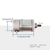 Elektrische Startmotor CCW voor ATV, FZR600, YZF600 & YFM350 | 29% Korting