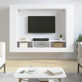 Betaalbaar Wit TV-meubel 152x22x113 cm - 34% Korting