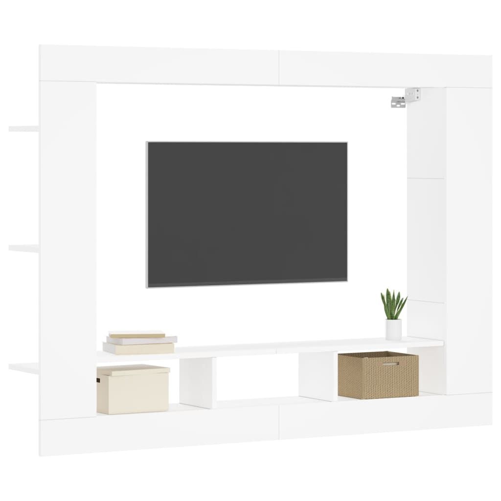 Betaalbaar Wit TV-meubel 152x22x113 cm - 34% Korting