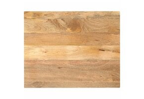 Massief Mangohouten Tafelblad 90x80 cm - 37% Korting