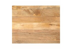 Massief Mangohouten Tafelblad 90x80cm - 48% Korting!