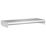 vidaXL Traptrede rooster 60x24x7 cm gegalvaniseerd staal