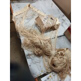2 Beige Draadgordijnen 140x250 cm - 50% Korting