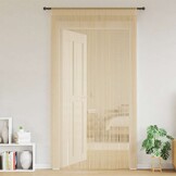 2 Beige Draadgordijnen 140x250 cm - 50% Korting