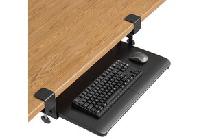 Uitschuifbare Bureau Lade met 46% Korting | Ergonomisch & Ruimtebesparend | Zwart