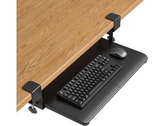 BONTEC KMT01-PJ Bureau Lade voor Toetsenbord en Muis - 50.8 x 30 cm - Uitschuifbaar en Ergonomisch - Zwart