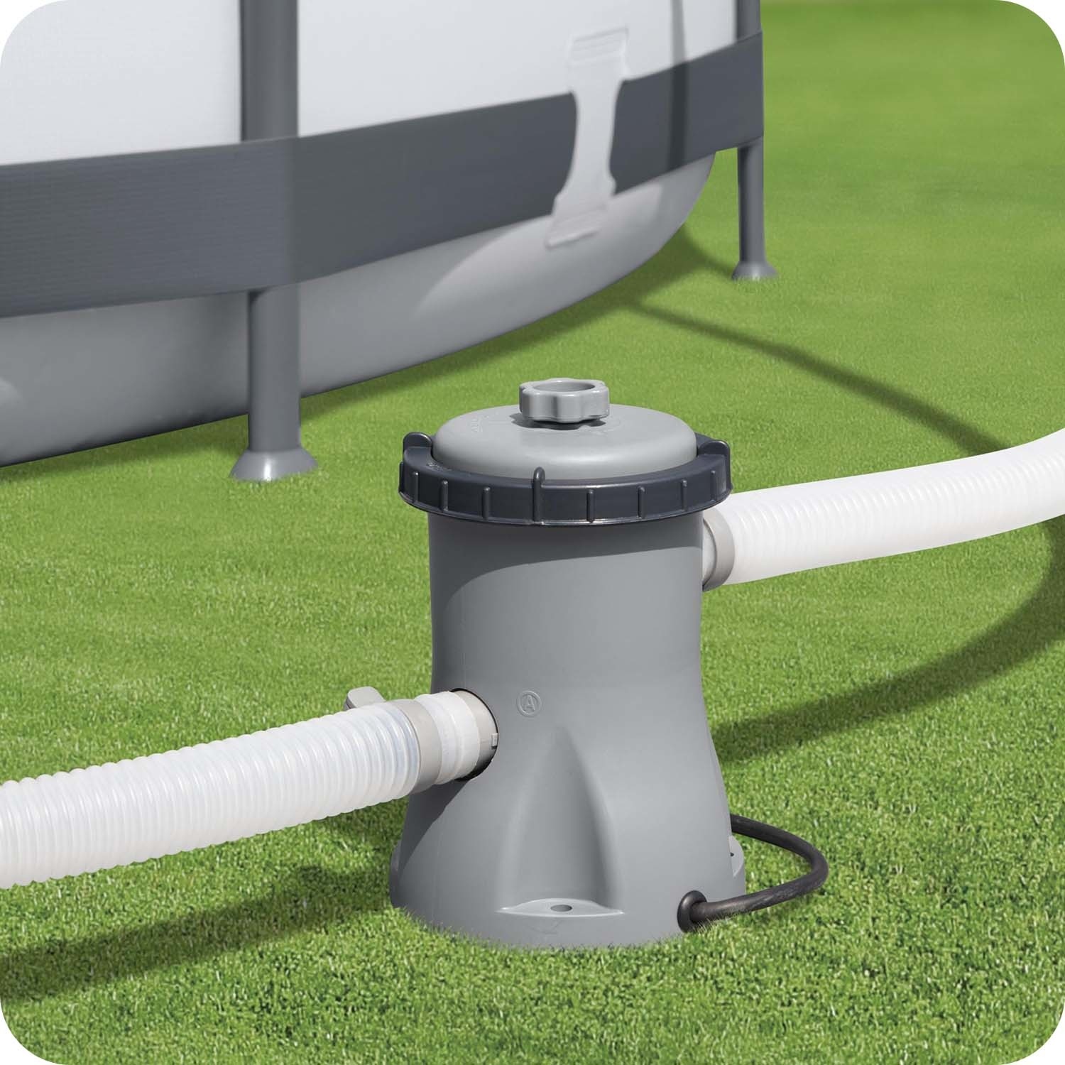 Zwembad Filterpomp 1249 L/uur 32mm Aansluiting - 34% Korting!