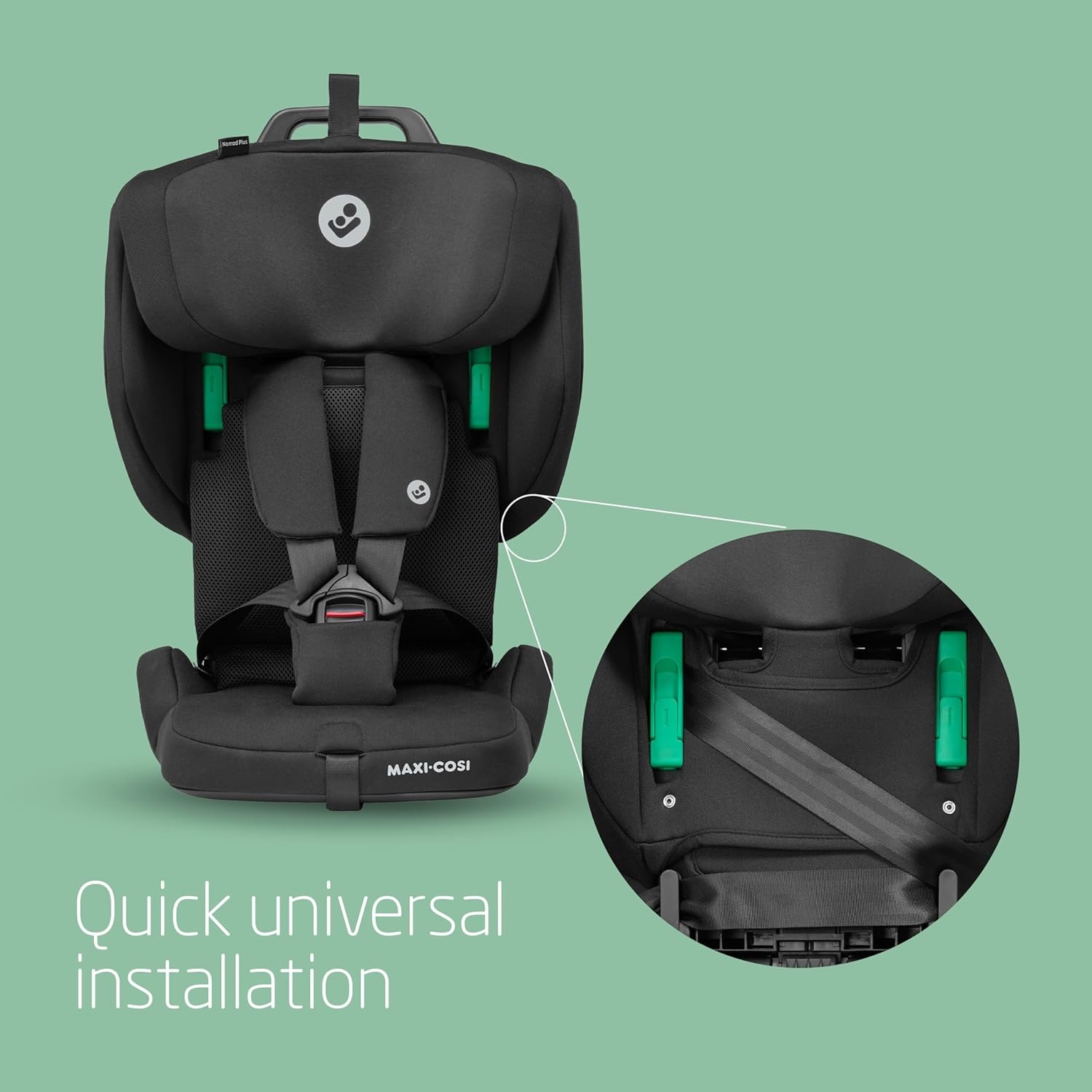 Lichtgewicht Autostoel 76-105cm met 35% Korting | Universele Installatie