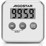 Aigostar Digitale Keukentimer met Groot LCD Scherm, Multifunctioneel (Stopwatch, Timer)
