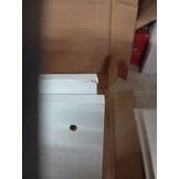 Salontafel 90x60x35 cm wit bewerkt hout - 85% korting