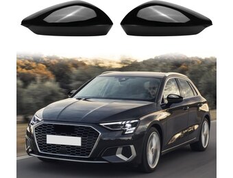 Spiegelkappen voor Audi A3/S3/RS3 8Y 2022-2024 - Zwart