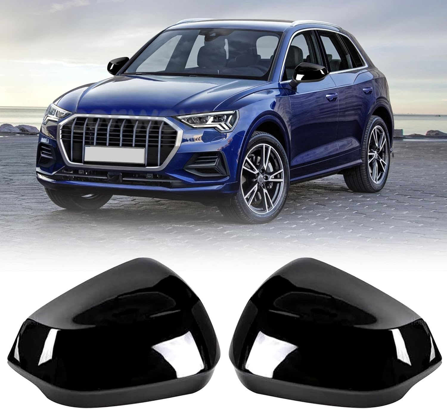 Spiegelkappen Audi A3 S3 RS3 8Y Zwart ABS Carbon Look - 77% Korting