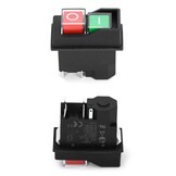 QWORK KJD17 Elektromagnetische Schakelaar 5-Pin, Veiligheidsschakelaar, 250V AC 16A