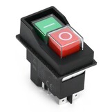 QWORK KJD17 Elektromagnetische Schakelaar 5-Pin, Veiligheidsschakelaar, 250V AC 16A