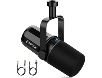 Dynamische Podcast Microfoon USB/XLR - 34% Korting