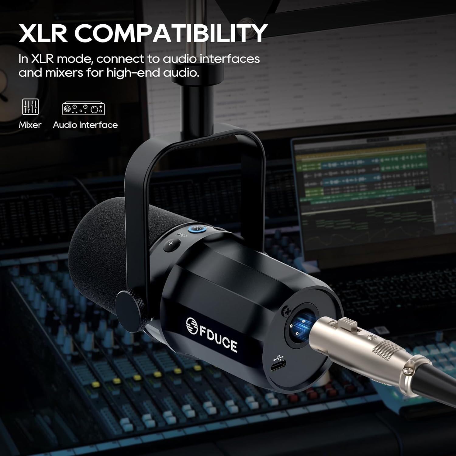 Dynamische Podcast Microfoon USB/XLR - 34% Korting