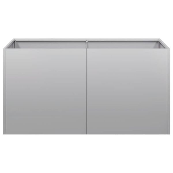 vidaXL Plantenbak 80x40x40 cm gegalvaniseerd staal