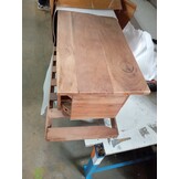vidaXL Dressoir met 3 lades 110x30x80 cm massief hout