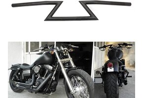 Universeel Z-stuur Motorfiets 22mm Zwart - 35% Korting