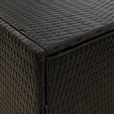 vidaXL Tuinkast 100x55,5x80 cm poly rattan zwart