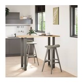 vidaXL Salontafelpoten 2 st U-vormig 50x(110-111) cm staal antraciet