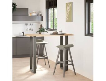vidaXL Salontafelpoten 2 st U-vormig 50x(110-111) cm staal antraciet