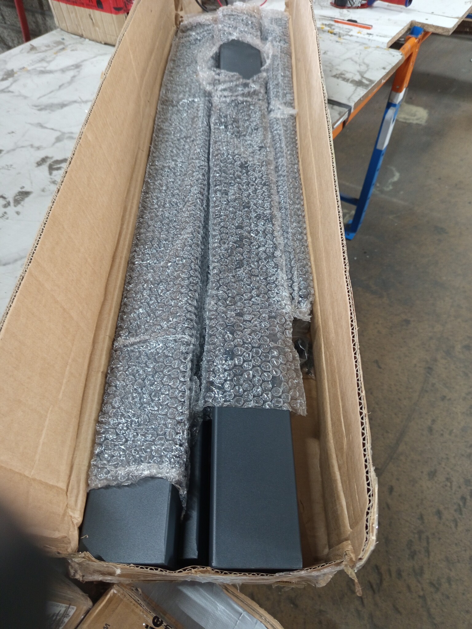 vidaXL Salontafelpoten 2 st U-vormig 50x(110-111) cm staal antraciet