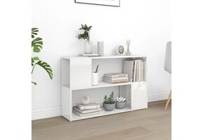 vidaXL Boekenkast 100x24x63 cm Wit - 65% Korting!
