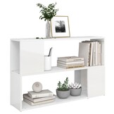 Hoogglans Witte Boekenkast 100x24x63 cm - 53% Korting!