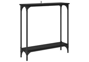 Zwarte Eiken Wandtafel met Plank - 39% Korting