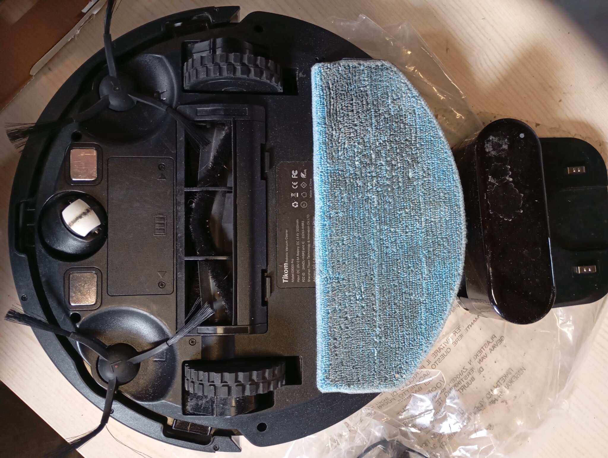 Robotstofzuiger met Dweilfunctie - 4500 Pa - 150 Min - 59% Korting!