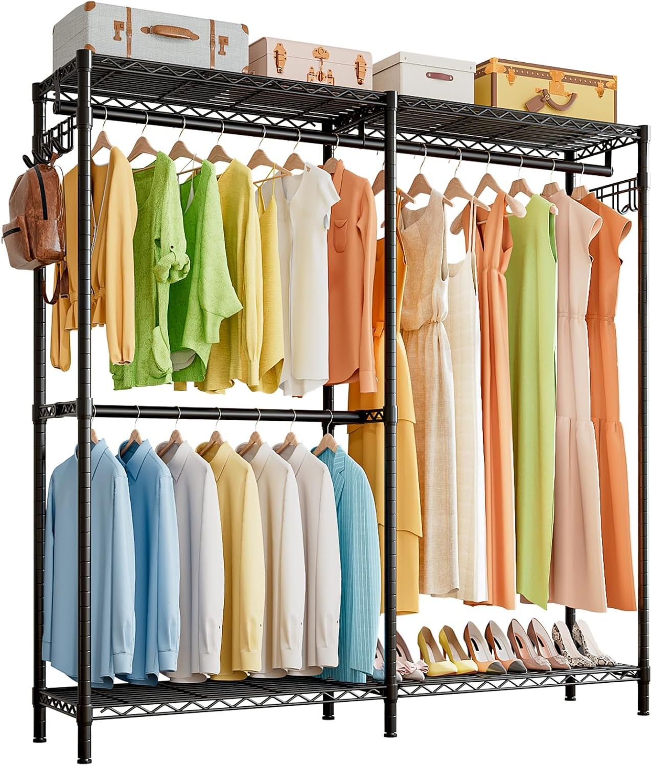 Stevig Kledingrek Zware Belasting 145x40x193cm - Nu 29% Korting!