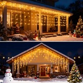 Solar Lichtgordijn 100 LED Warm Wit - 32% Korting