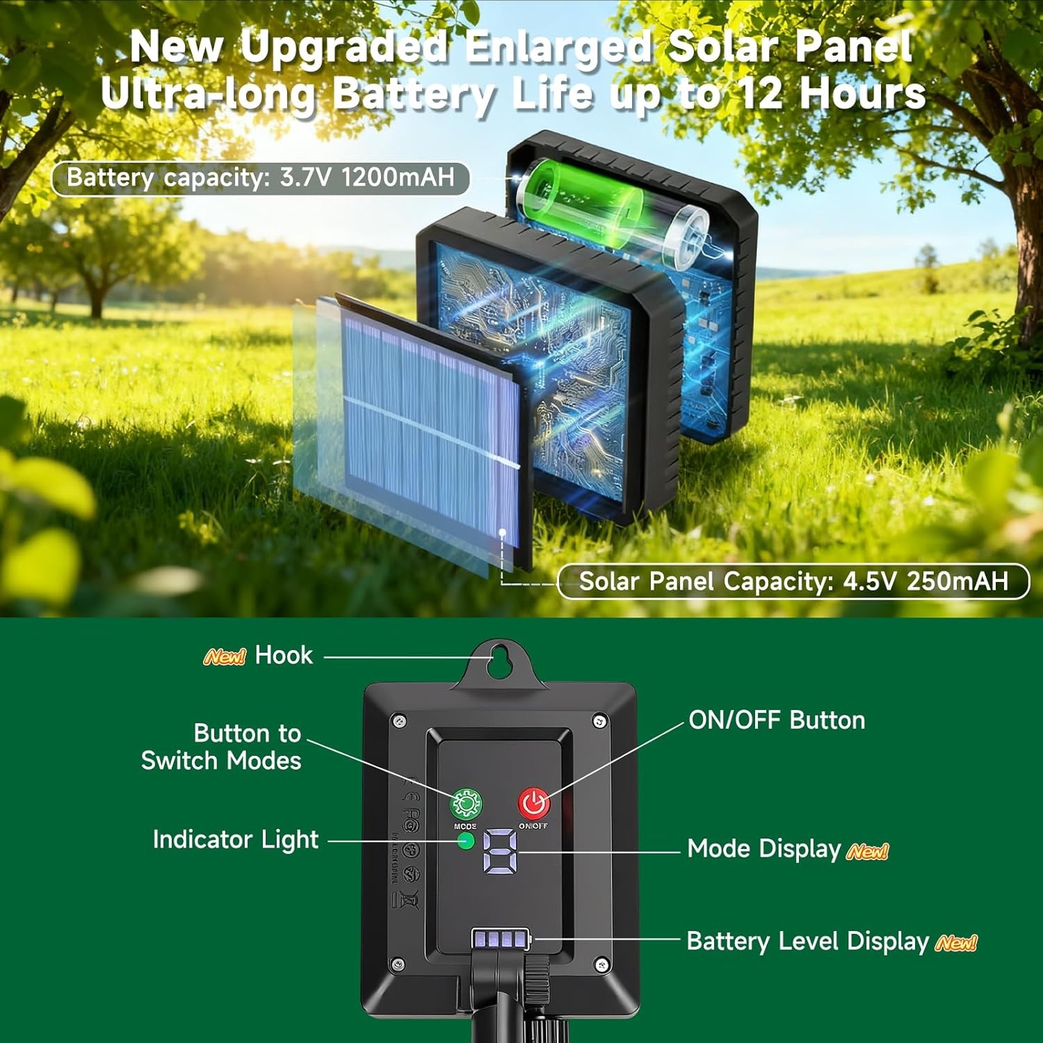 Solar Lichtgordijn 100 LED Warm Wit - 32% Korting