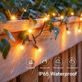 Solar Lichtgordijn 100 LED Warm Wit - 32% Korting