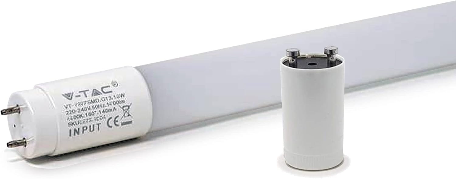 25x LED TL-buizen 60 cm Koud Wit 6500K 9W (vervangt 18W) met Starter - 78% Korting