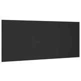 Hoofdbord bewerkt hout zwart 200x1,5x80 cm - 76% korting