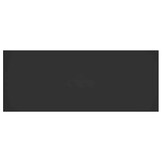 Hoofdbord bewerkt hout zwart 200x1,5x80 cm - 76% korting
