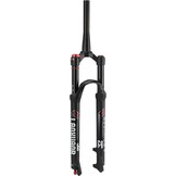 26/27,5/29 inch magnesiumlegering mountainbike vork terugslaginstelling, luchtvering voorvork 100 mm veerweg, 9 mm as, schijfrem
